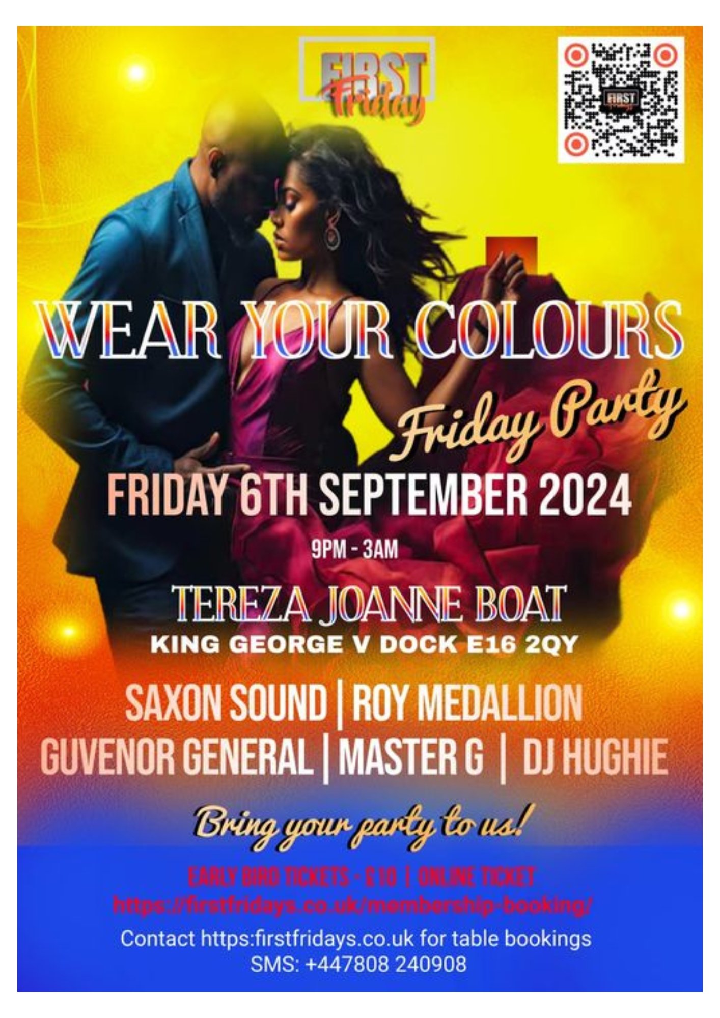 First Friday - 6th Sept 24
