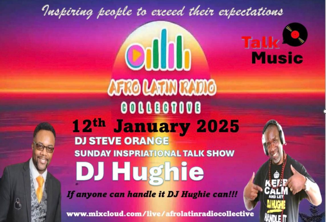 Flyer Afro Latin Radio - Jan 2025