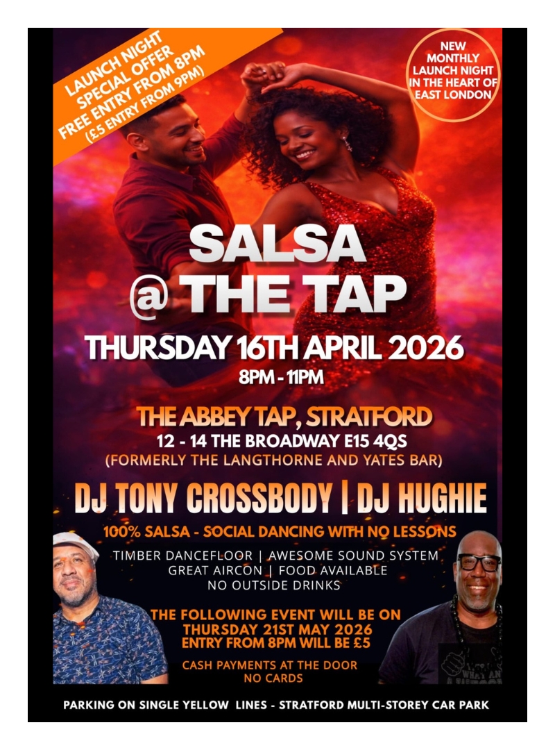 Salsa At The Tap 16 April