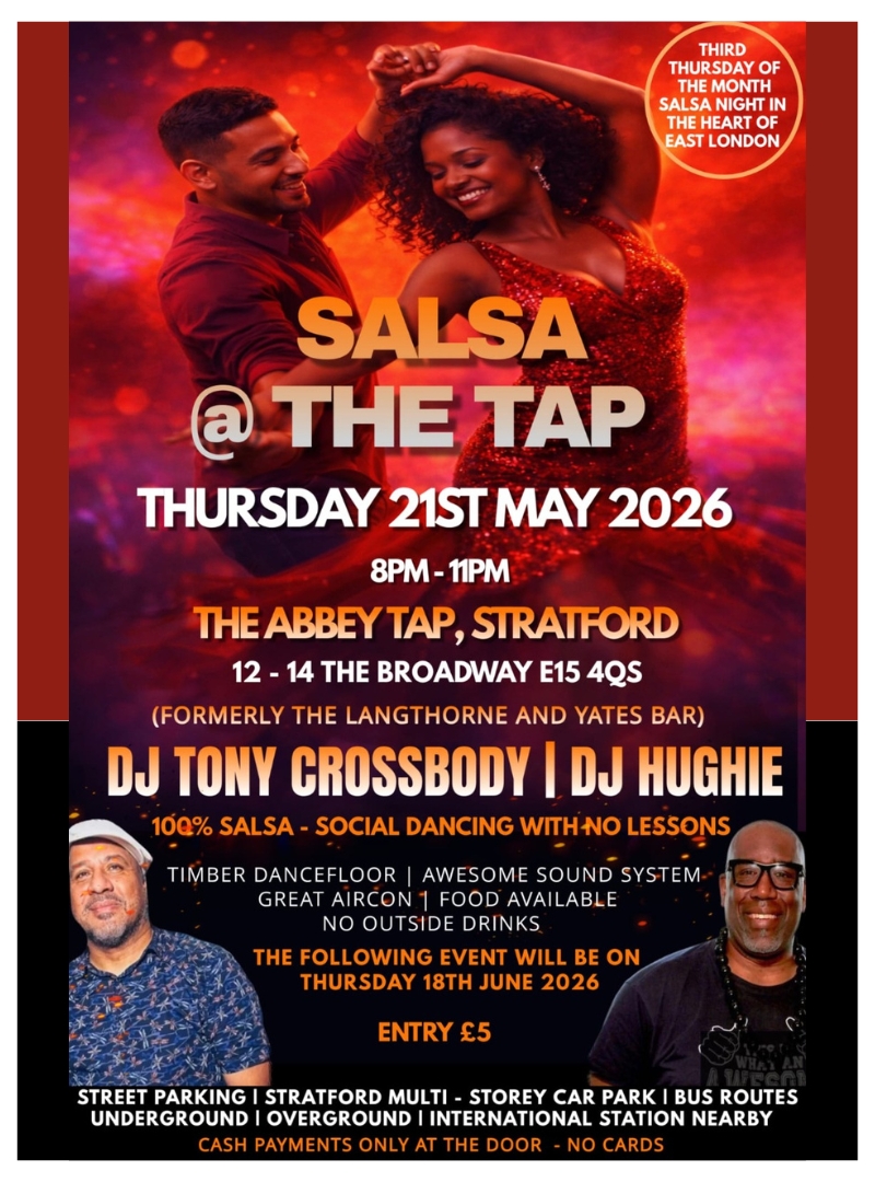 Salsa @ The Tap 21st May