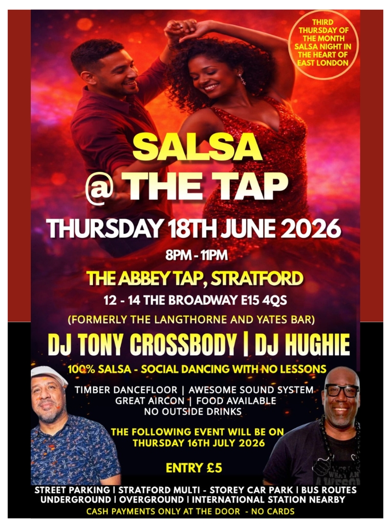 Salsa @ The Tap 18th June