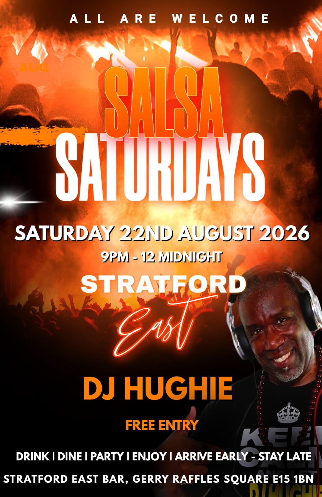 Salsa Saturday 22nd August 2026
