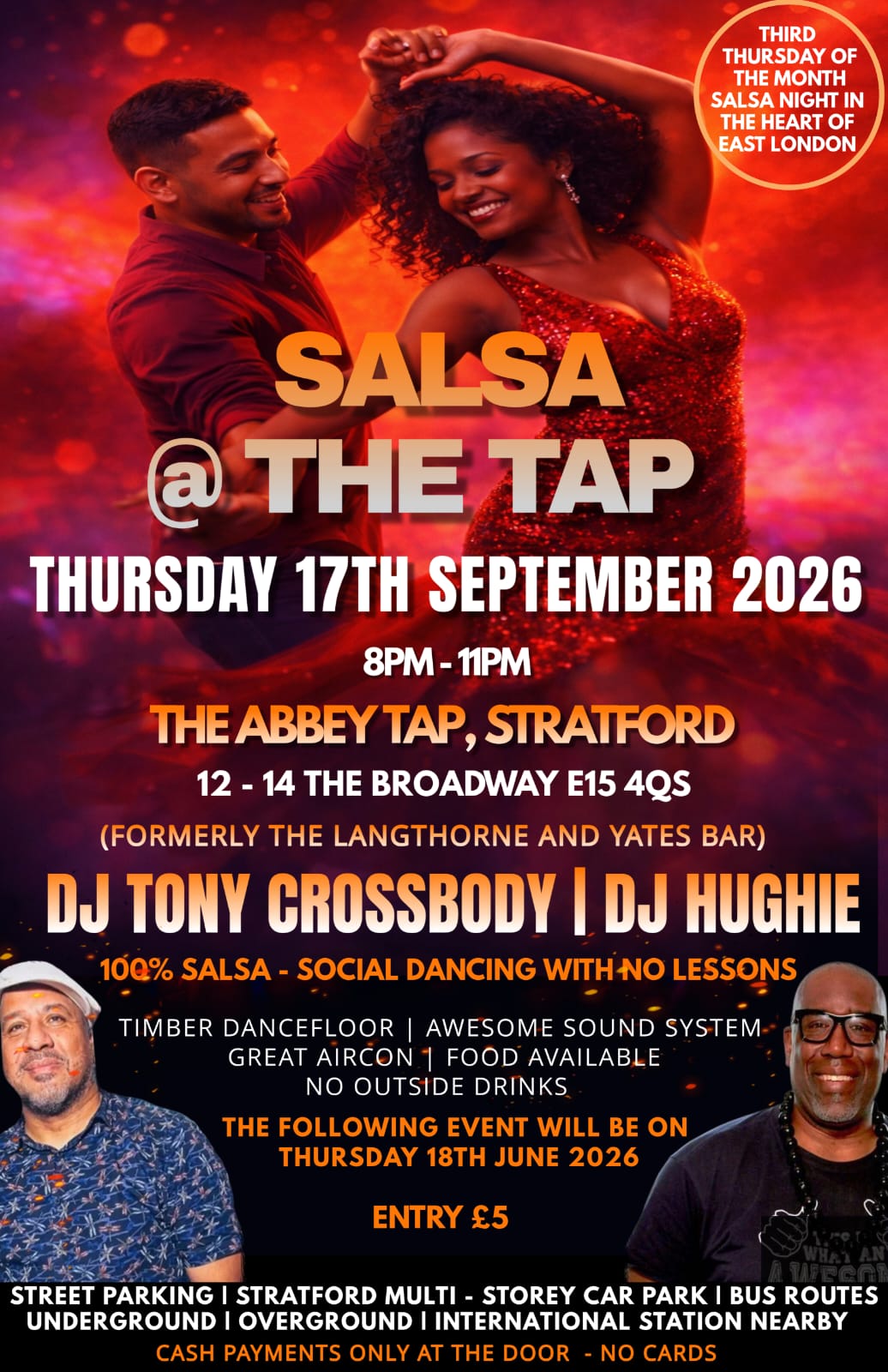 Salsa @ The Tap 17th Sept