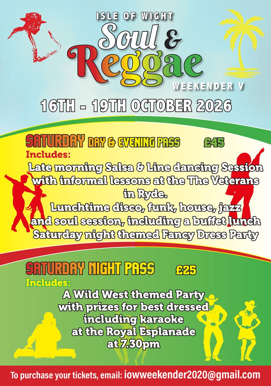 Soul & Reggae Weekend 16th - 19th October 2026