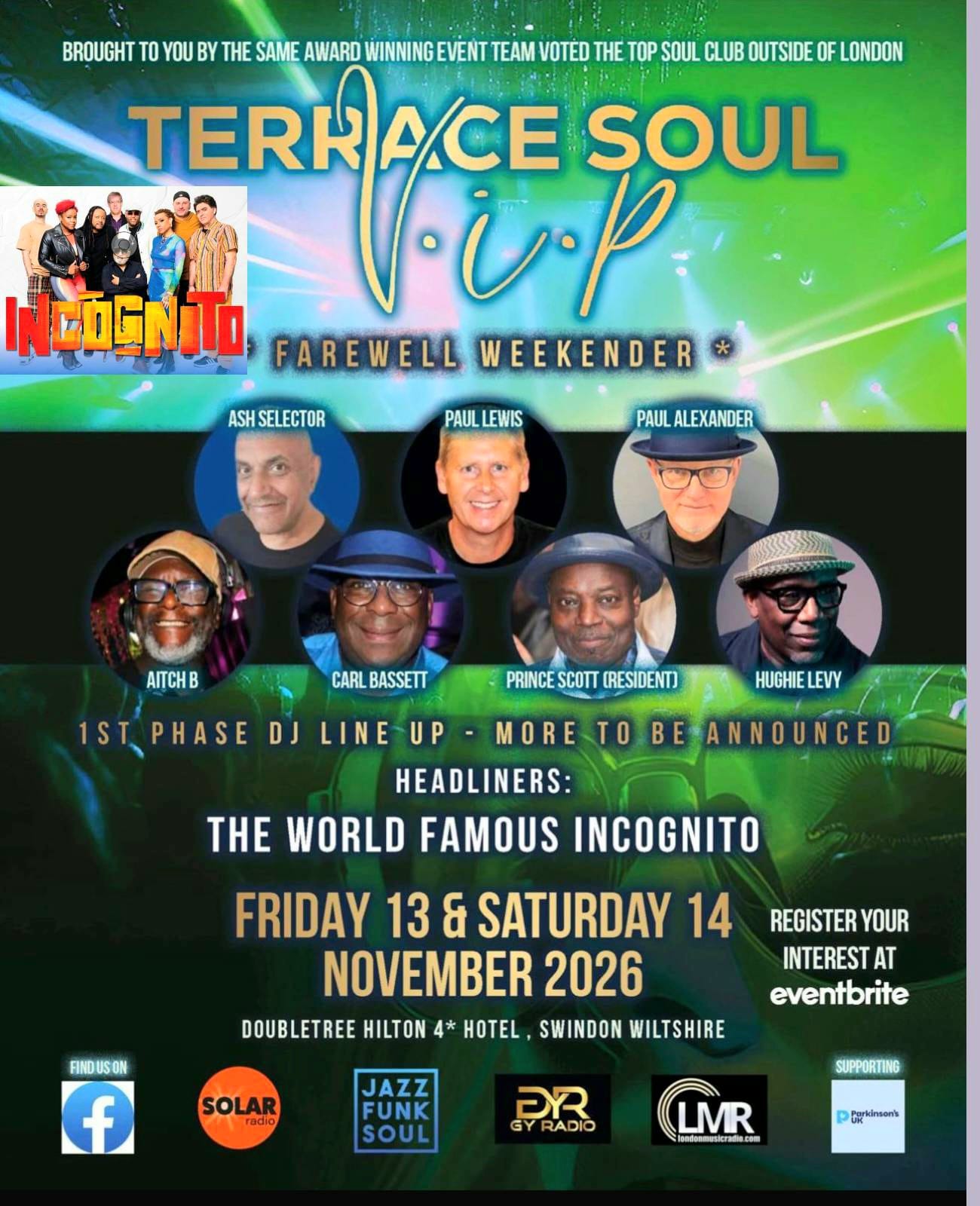 Terrace Soul VIP 13th -14th Nov 26